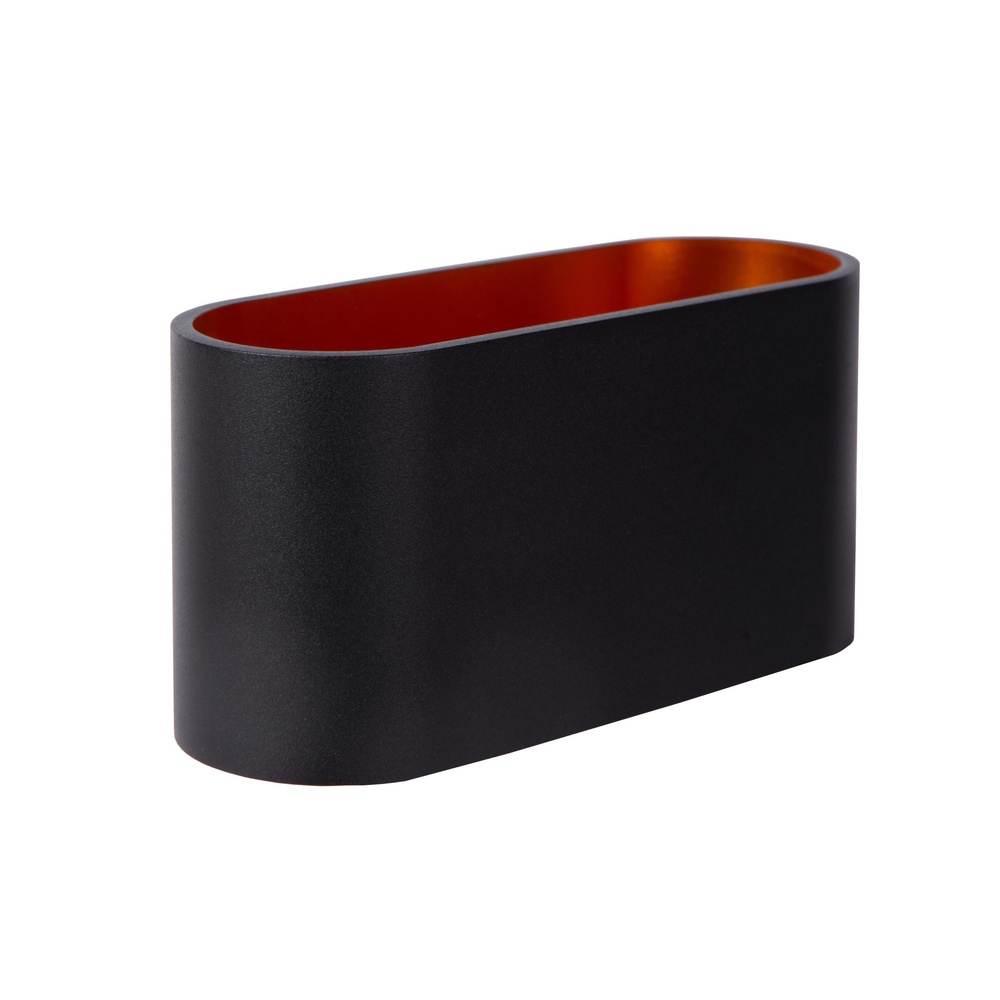 Lucide WandlampXera 16cm zwart - 23254/01/30